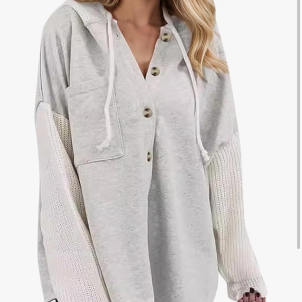 Oversized shacket